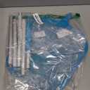 Pool Skimmer - Pool Skimmer Net with 5 Section Detachable Aluminum Telescopic Poles, 25''- 64'', Pool Net Skimmer Rake with Ultra Fine Mesh , Pool Leaf Skimmer for Swimming Pools, Spas, Hot Tubs