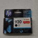 HP Original 920 Black Ink Cartridge | Works with OfficeJet 6000, 6500, 7000, 7500 Series | CD971AN