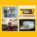 KODAK CHARMERA Keychain Digital Camera Blind Box Single Box (1PC),Mini Camera,Digicam,Video Recording,Bag Charm,1.6 Megapixels,Micro SD Card Slot,for Beginners Teens and Adults