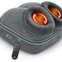 Shiatsu Foot Massager with Heat, Electrick Foot Massager Machine for Neuropathy, Plantar Fasciitis, Feet Warmers for Women,Men, Foot Heater Under Desk, Size 13