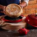 Le Creuset Enameled Cast Iron Signature Round Bread Oven, 9.5 inch, Peche