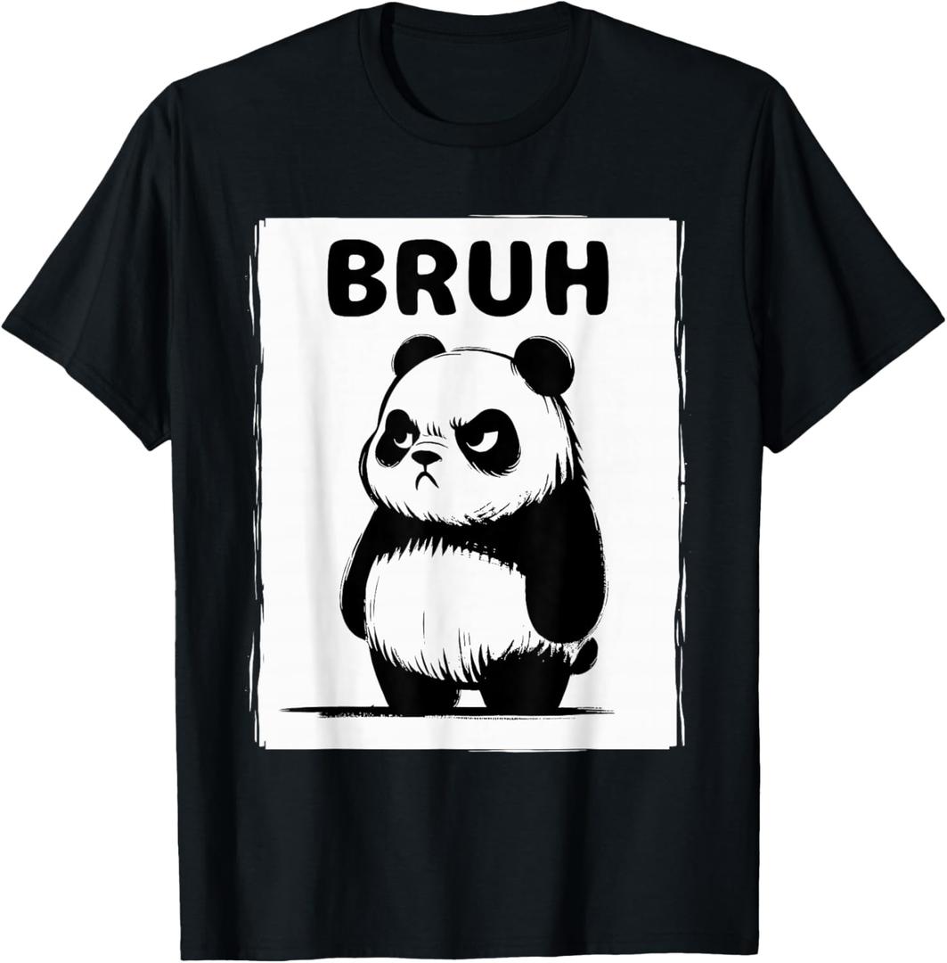 Cool Bruh Panda Men Women Kids Teens Funny Panda T-Shirt (Small)