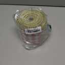 Reliant Ribbon Harlequin Solid Diamond Outline Gilded Deluxe Wired Edge, White/red, 4 Inch, 10 Yards