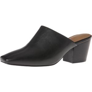 Amazon Essentials Women's Square Toe Mule (8.5, Black)