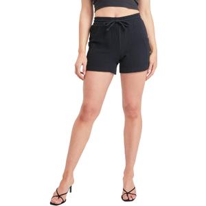 YMI Women's High Rise Gauze Shorts (Black)