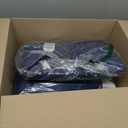 Orthopedic Dog Beds for Medium Dogs, Durable Egg Crate Foam Sofa Dog Bed with Washable Removable Cover, Waterproof Lining, Pet Bed for Small Dogs, Navy (26.4"L x 21.7"W x 6.2"Th)