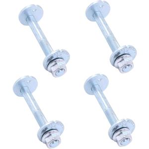 MOTOKU 4Pcs Front Shaft Rear Lower Control Arm Alignment Cam Bolts for Nissan Xterra 2005-2015 Pathfinder 2005-2012 Frontier 2005-2021 Armada 2012-2015 Adjustment Eccentric Bolt