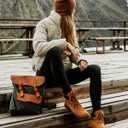 NORMOV Fleece Lined Leggings with Pockets for Women,High Waisted Winter Thermal Warm Sherpa Leggings (Gray, XL)