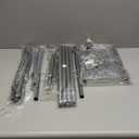 Over The Toilet Storage Rack, 4-Tier Metal Over Toilet Storage Shelves, Freestanding Bathroom Organizer with 4 Hooks and Paper Holder, Above The Toilet Storage Shelf for Bathroom, Chrome