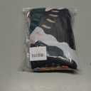 Modern Abstract Shower Curtain for Bathroom, Black White Brown Boho Shower Curtain Set, Brush Strokes Oil Painting Fabric Waterproof Bathroom Decor with 12 Hooks 72x72in YLATY1083