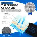 Refrigerator Drip Catcher for Water Tray, Protects Ice and Water Dispenser Pan From Spills, Mineral Build-Up and Water Splatter (2 pack, Black) (Rectangular)