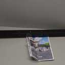 Egadis 1 Pack 35"x3"x3" Horizontal Aluminum Stair Railing Post, Stair to Right Turn Post, Black Textured Powder-Coat Finish Horizontal Rail System for Outdoor Decks, Porches & Balconies