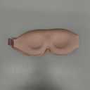 MZOO Sleep Eye Mask for Side Sleeper Men Women, Zero Eye Pressure 3D Sleeping Mask, Light Blocking Patented Design Night Blindfold, Soft Eye Shade Cover for Travel, Pink