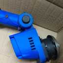 AZZUNO 21V 12-inch Brushless Weed Wacker Cordless Grass Eater Electric Lawn String Trimmer, Lightweight Brush Cutter 4.0Ah Battery Powered with Charger and Blades for Garden Yard (Blue)