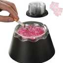 Ashtray for Cigarettes, Smokeless Ashtray indoor Portable Ash Tray with 10 Disposable Inserts outdoor Ash Tray for Patio Car Home