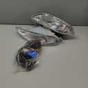 Halogen Fog Lights for 2002-2004 Toyota Camry,2005-2008 Corolla,2002-2003 Solara,1 Pair Front Driving Fog Lamps Kits with Wiring Harness Switch,Clear Lens