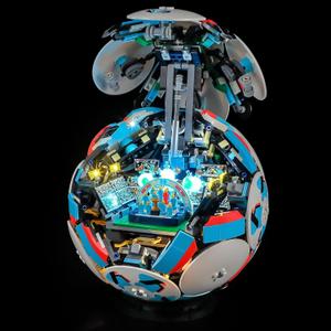 LED Lighting Set Compatible with Lego 43019 Editions Sets Soccer Ball Set, DIY Light Up Kit for Lego 43019 Building Blocks Model (Building Sets Not Included)