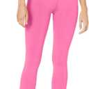Amazon Essentials Workout Leggings for Women, High-Rise Active Sculpt Athleisure, (Large, Bright Pink)