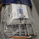 Baby Changing Table, Versatile Folding Changing Table, Waterproof Diaper Changing Station, Adjustable Height with 2 Drawers,Baby Changing Station, Mobile Nursery for Infant and Newborn (Light Grey)