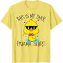 This is My Duck Pajama Fun Duck Halloween Costume Girl Women TShirt, S