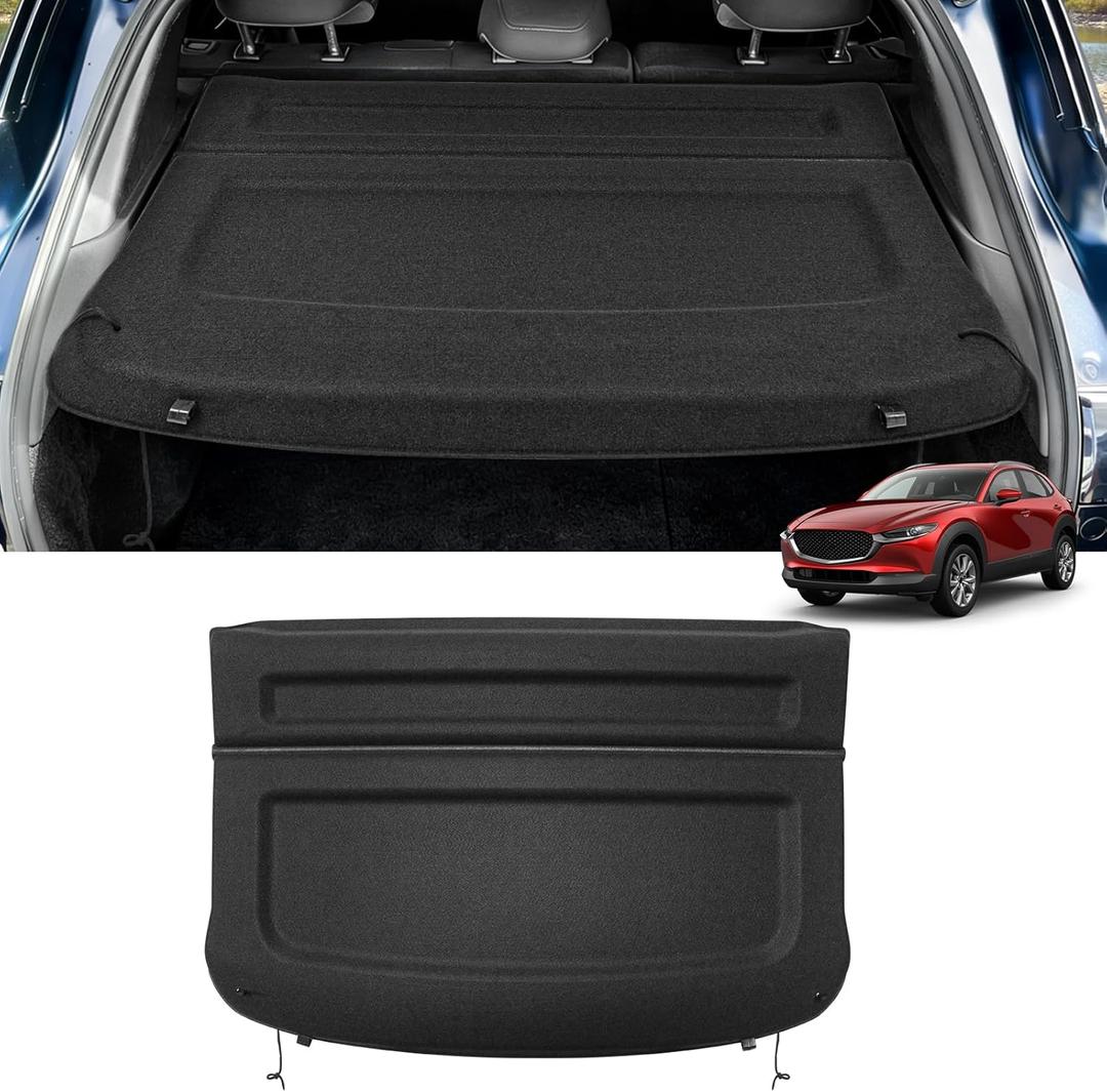 Cargo Cover for Mazda CX-30 CX30 2026 2025 2024 2020 2021 2022 2023 Accessories Trunk Cover Security Shielding Shade Cargo Luggage Cover Trunk Privacy Protection
