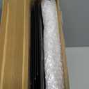 Harloon 2 Pack Mesh Rolling File Carts with Wheels Hanging Files Metal File Crate Organizer Black Rolling Organizer Foldable Storage Cart Box for Folders Office Supplies, Black, 15" x 13" x 10"