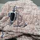 SEALY Electric Blanket Heated Throw 50"x60" Soft Double Sherpa Super Cozy with 6 Fast Heating Levels & 2-10 Hours Auto-Off, Over-Heat Protection, Machine Washable, Rust Red, Throw Size 50" x 60"
