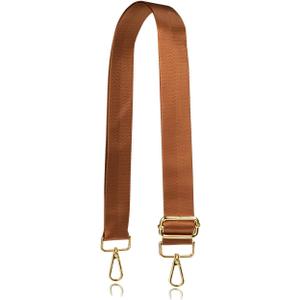 Wide Purse Strap Crossbody Replacement Strap for Handbags Adjustable Black and Brown Leather Purse Strap