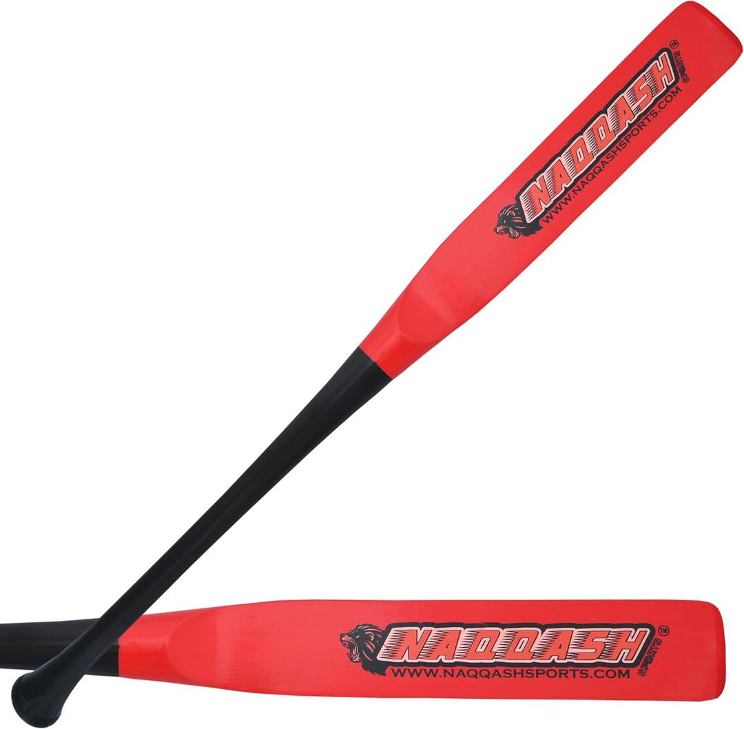 Flat Half Paddle 33 Inch Baseball & Softball bat in Maple Wood 19Oz