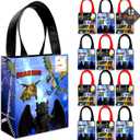 How to Train Your Dragon Party Favor Bags Set  12 Pack 8" Goodie Bags for Kids Bulk Reusable Mini Totes | How to Train Your Dragon Birthday Party Supplies