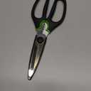 GoodCook® Touch Kitchen Shears with Herb Stripper - Black/Green
