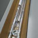 Tension Curtain Rod 41-126" Heavy Duty No Drilling Adjustable Silver, 1.26"