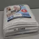 Utopia Bedding Washable Underpads 34" x 52" (Pack of 4), Waterproof Reusable Heavy Absorbency Incontinence Bed Pads for Adults, Kids, Elderly and Pets, Bedwetting Pads for Sofa and Couch (White)