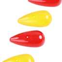 4Pcs Teardrop Marker Lights Lenses Compatible with Airstream,Shasta,and other vintage travel trailers,For Pathfinder #662 teardrop marker lights,ONLY Includes Lights Lens Cover(2 Red,2 Amber)