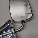 ECCPP Pair Set Fit for 1973-91 Chevy/Chevy GMC Jimmy Suburban C10 20 30/C/K1500 2500 3500/C15 25 35 Manual Stainless Mount Folding Chrome Side Mirrors