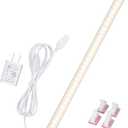 Under Cabinet Lights, 12 Inch Dimmable LED Under Cabinet Lighting, Natural White 4000K, Slim Under-Counter Light Fixtures with Memory Function, Under Counter Lights for Kitchen, Desk Light Bar