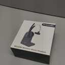 Bluetooth Headset, Wireless Headset with Microphone for PC, V5.2 Computer Headset with Noise Cancelling Mic, USB Dongle, Charging Base & Mute Button for Work, Cell Phones, Computer (Black)