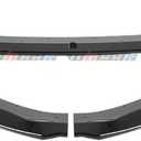 Front Lip Compatible with Honda Accord 2018-2020, JDM Air Dam Bumper Splitter Lower Chin Spoiler Protection Body Kit Fit for 2018 2019 2020 (Glossy Black)