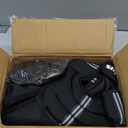 ZELUS Weighted Vest, 20lb Weight Vest with Reflective Stripe for Workout, Strength Training, Running, Fitness, Muscle Building, Weight Loss, Weightlifting (Black)