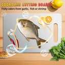 Titanium Cutting Board - Titanware Titanium Cutting Boards for Kitchen, Double-Sided Medical-Grade Hygiene Durable, Dishwasher Safe Stainless Steel Cutting Boards Outdoor Camping (1PC 8x11.5 Inch)