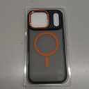 VENINGO Magnetic Phone Case for iPhone 17 Pro Max Compatible with Mag-Safe,Translucent Matte Shockproof Scratch Resistant iPhone 17 Pro Max Case，Orange