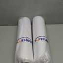 Chair Cushions for Dining Chairs, D-Shaped Seat Cushions with Removable Washable Cover and Ties, Chair Pads for Kitchen, Indoor Dining Room, Patio Chairs, 17'' x 16'', Set of 4, Orange