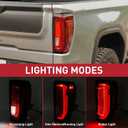 LED Type Tail Light Rear Lamp Assembly Right Passenger Side Compatible For 2019-2023 GMC Sierra 1500/2500 HD/3500 HD(w/Factory LED Tail Light Models Only) 84565922 GM2801310