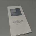 AIGOMARA Slim Frameless for iPhone 16 Pro Max Case with Screen Protector, Luxury Opalescent Pearl Minimalist Borderless Phone Case for Women Girls, Ultra-Thin Hard Shockproof Case Cover, Abalone