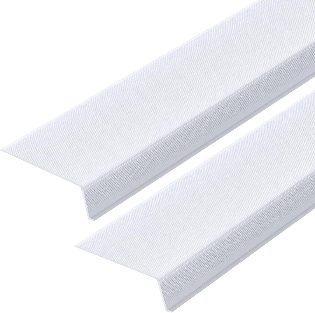Retisee 2 Pcs 24 Inch Under Cabinet Light Cover Replacement Lens,L Shaped