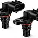 Engine Cam Camshaft Position Sensor 39350-2E200 393502E200 Compatible with 2017 2018 2019 2020 2021 Hyundai Elantra/Elantra GT/Kona & Kia Forte Soul Forte5 Seltos 2.0L, Set of 2