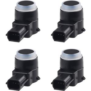 JDMON Compatible with 4Pcs Reverse Backup Parking Sensor Dodge Jeep Challenger, Charger, Ram 1500 Durango Grand Caravan Commander Grand Cherokee 1EW63AXRAA, 1EW63TZZAA