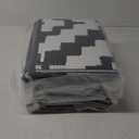 Favoyard Outdoor Rug 8x10 ft Waterproof Reversible Patio Plastic Straw Rugs for Decor Clearance Outside Large RV Camping Area Carpet Mat for Porch Deck Balcony Pool Backyard Picnic Beach Camper Door (Black & White)