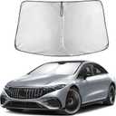 EcoNour Windshield Sunshade Compatible for Mercedes Benz EQS 2022-2023 2024 2025, Sun Visor for Front Windshield & Window Sun Shade Cover, UV Heat Blocker & Protector, Car Accessories