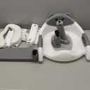 Potty Training Seat SKYROKU Potty Training Toilet with Step Stool Ladder, for Kids Boys Girls Toddlers - Comfortable Safe Potty Seat with Anti-Slip Pads Ladder 8838-Grey